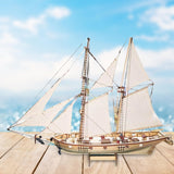 Maxbell 3D Wooden Puzzle DIY Ship Craft Unfinished Crafting for Adults Kids Home