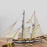 Maxbell 3D Wooden Puzzle DIY Ship Craft Unfinished Crafting for Adults Kids Home