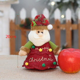 Maxbell Cute Fabric Gift Bags Accessory Christmas Tree Decorations for Table Tree A