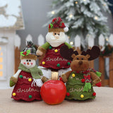 Maxbell Cute Fabric Gift Bags Accessory Christmas Tree Decorations for Table Tree A