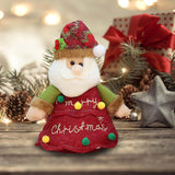 Maxbell Cute Fabric Gift Bags Accessory Christmas Tree Decorations for Table Tree A