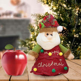 Maxbell Cute Fabric Gift Bags Accessory Christmas Tree Decorations for Table Tree A