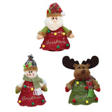 Maxbell Cute Fabric Gift Bags Accessory Christmas Tree Decorations for Table Tree A