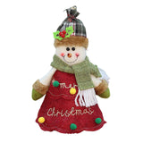 Maxbell Cute Fabric Gift Bags Accessory Christmas Tree Decorations for Table Tree B