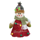 Maxbell Cute Fabric Gift Bags Accessory Christmas Tree Decorations for Table Tree B