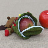 Maxbell Cute Fabric Gift Bags Accessory Christmas Tree Decorations for Table Tree C