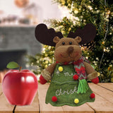 Maxbell Cute Fabric Gift Bags Accessory Christmas Tree Decorations for Table Tree C