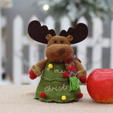 Maxbell Cute Fabric Gift Bags Accessory Christmas Tree Decorations for Table Tree C