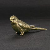 Maxbell Solid Brass Bird Statue Action Figure Desktop Office Sculpture Decor
