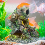 Maxbell Aquarium Ornament Hide Cave Statue for Table Aquarium Decoration