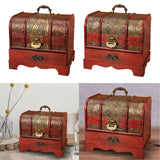 Maxbell Chinese Style Wooden Jewelry Box with Drawer Dresser Ornaments Style A