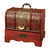 Maxbell Chinese Style Wooden Jewelry Box with Drawer Dresser Ornaments Style A