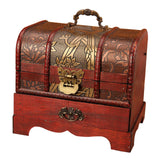 Maxbell Chinese Style Wooden Jewelry Box with Drawer Dresser Ornaments Style A