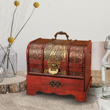 Maxbell Chinese Style Wooden Jewelry Box with Drawer Dresser Ornaments Style A