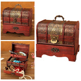 Maxbell Chinese Style Wooden Jewelry Box with Drawer Dresser Ornaments Style A