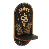 Maxbell Wall Mounted Crystal Display Shelf Decorations Creative for Home Bedroom Snake