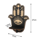 Maxbell Wall Mounted Crystal Display Shelf Decorations Creative for Home Bedroom Palm