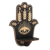 Maxbell Wall Mounted Crystal Display Shelf Decorations Creative for Home Bedroom Palm