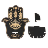 Maxbell Wall Mounted Crystal Display Shelf Decorations Creative for Home Bedroom Palm