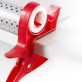 Maxbell Gift Wrapping Tools Desktop Tape Dispenser for Gift Wrapping Wedding Holiday Red