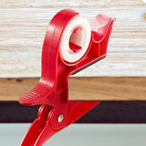 Maxbell Gift Wrapping Tools Desktop Tape Dispenser for Gift Wrapping Wedding Holiday Red