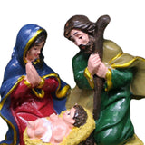 Maxbell Nativity family Figurine Hand Painted Resin for Xmas Gift Christmas