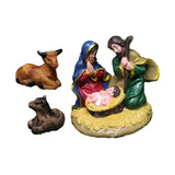 Maxbell Nativity family Figurine Hand Painted Resin for Xmas Gift Christmas
