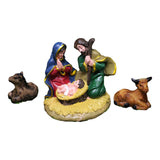 Maxbell Nativity family Figurine Hand Painted Resin for Xmas Gift Christmas