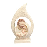 Maxbell Resin Holy Family Figure Tabletop Statue Decorative for Table Desktop Decor