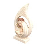Maxbell Resin Holy Family Figure Tabletop Statue Decorative for Table Desktop Decor