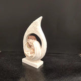 Maxbell Resin Holy Family Figure Tabletop Statue Decorative for Table Desktop Decor