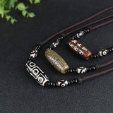 Maxbell Pendant Necklace Jewelry Gifts Decoration Chain Charms Adjustable Unisex Brown