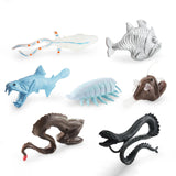 Maxbell 7Pcs Mini Deep Sea Biology Animal Figurines Model for Toddlers Kids