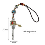 Maxbell Bag Pendant Key Charm Creative Decorations for Backpack Purse Unisex Style A