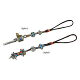 Maxbell Bag Pendant Key Charm Creative Decorations for Backpack Purse Unisex Style A