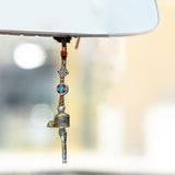 Maxbell Bag Pendant Key Charm Creative Decorations for Backpack Purse Unisex Style A