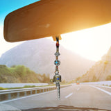 Maxbell Bag Pendant Key Charm Creative Decorations for Backpack Purse Unisex Style A