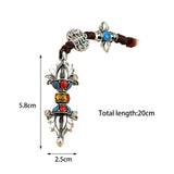 Maxbell Bag Pendant Key Charm Creative Decorations for Backpack Purse Unisex Style B