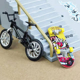 Maxbell Bike Finger Skateboarding Site Finger Toys Finger Skateboard for Kids Adults