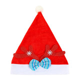 Maxbell Red Santa Claus Xmas Hat Cap for Masquerade Carnival Stage Performance Style C