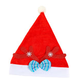Maxbell Red Santa Claus Xmas Hat Cap for Masquerade Carnival Stage Performance Style C