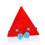 Maxbell Red Santa Claus Xmas Hat Cap for Masquerade Carnival Stage Performance Style C