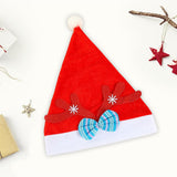 Maxbell Red Santa Claus Xmas Hat Cap for Masquerade Carnival Stage Performance Style C