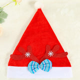 Maxbell Red Santa Claus Xmas Hat Cap for Masquerade Carnival Stage Performance Style C