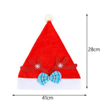 Maxbell Red Santa Claus Xmas Hat Cap for Masquerade Carnival Stage Performance Style C