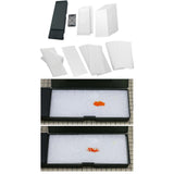 Maxbell Paint Storage Box Watercolor Tray for Action Figures Model Car Dolls