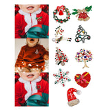 Maxbell Elegant Christmas Brooch Pins Lapel Brooch for Clothes suits Decoration Wreath Wind Chime