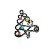 Maxbell Elegant Christmas Brooch Pins Lapel Brooch for Clothes suits Decoration Tree Green