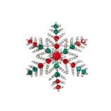 Maxbell Elegant Christmas Brooch Pins Lapel Brooch for Clothes suits Decoration Snowflake