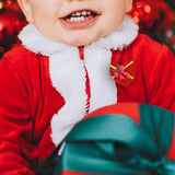 Maxbell Elegant Christmas Brooch Pins Lapel Brooch for Clothes suits Decoration Heart